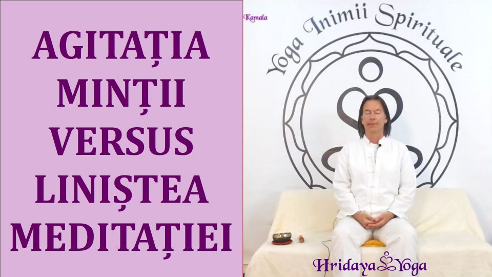 Agitația minții versus liniștea meditației